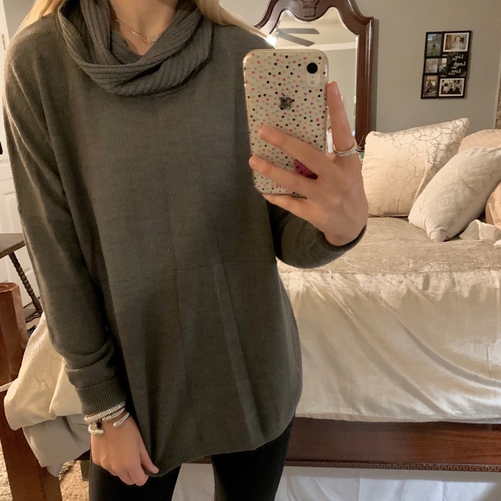 Cowl neck sweater